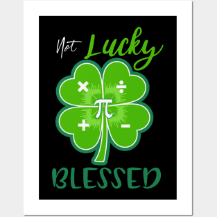 3.14% Pirish Saint Patricks Day Green Math Geek Pi Day Posters and Art